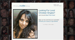 Desktop Screenshot of christianfaithdating.com
