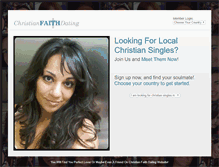 Tablet Screenshot of christianfaithdating.com